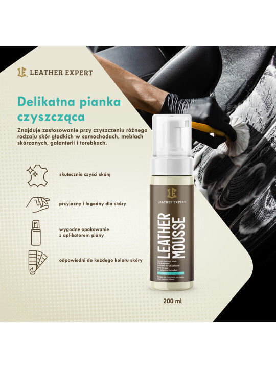Leather Expert Leather Cleaning Foam 200ml Le-13-m200