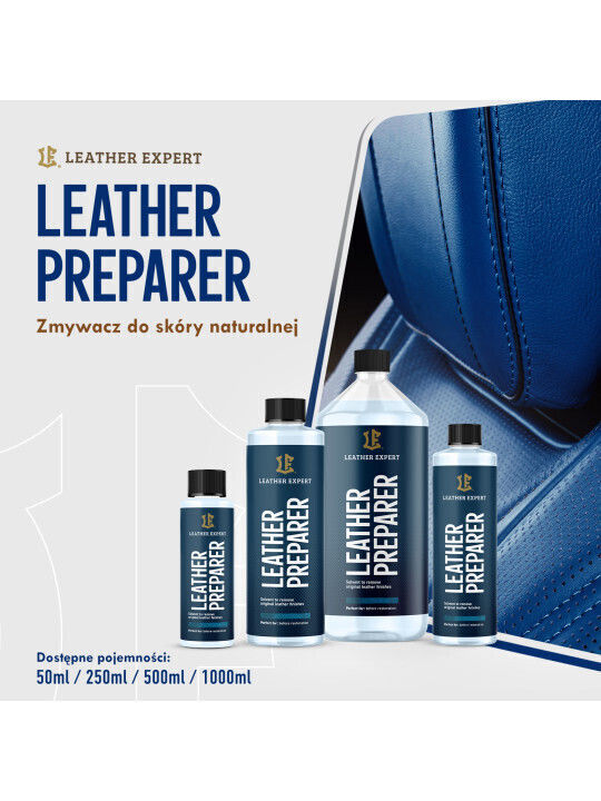Curățitor natural pentru piele Leather Expert Preparer, 50 ml Le-14-p50