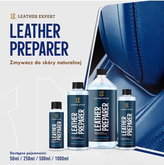 Curățitor natural pentru piele Leather Expert Preparer, 50 ml Le-14-p50
