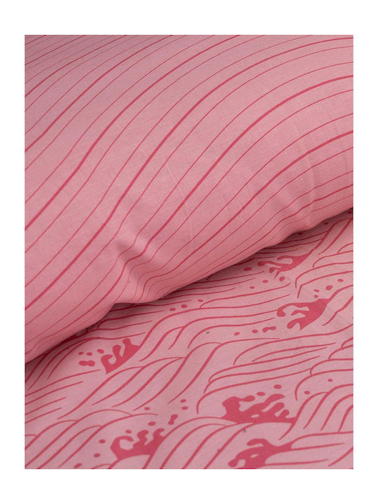 Madi Bettbezug-Set Baumwolle Einzelbett mit Kissenbezug 170x240 Petalmesh Cotton