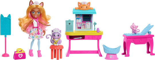 Mattel Enchant Doctor's Appointment Doll Doctor Visit Box with a Doll for 4+ years old+ Years