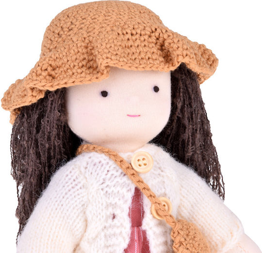Jokomisiada Charming Rag Doll - A Unique Friend For Every Child Πάνινη Κούκλα για 3+ Ετών 28εκ.