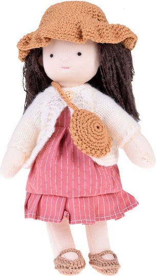Jokomisiada Charming Rag Doll - A Unique Friend For Every Child Πάνινη Κούκλα για 3+ Ετών 28εκ.