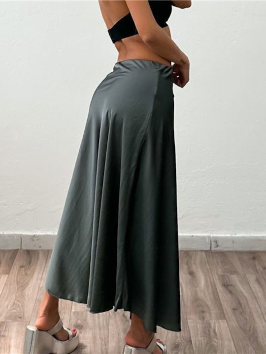 Chica Satin Skirt grey