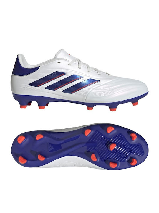 adidas Copa Pure.2 League Ποδοσφαιρικά Παπούτσια με Τάπες FG Λευκά