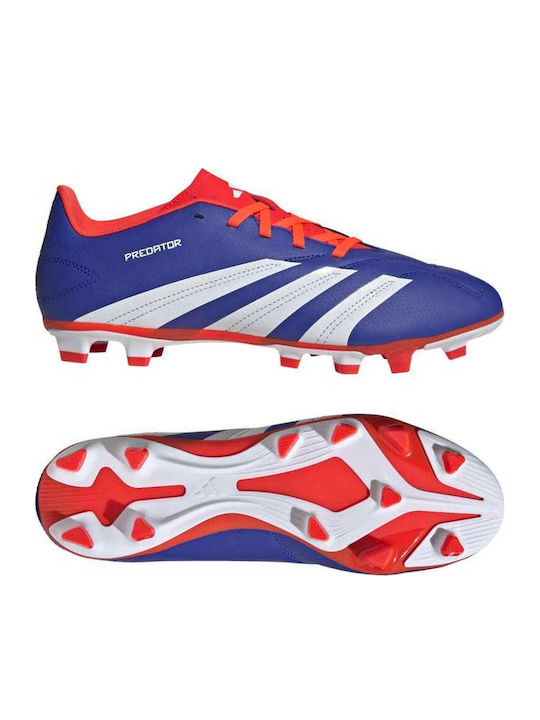adidas Predator Club Football Shoes with Cleats Blue