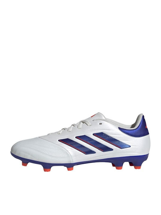 adidas Copa Pure.2 League Ποδοσφαιρικά Παπούτσια με Τάπες FG Λευκά