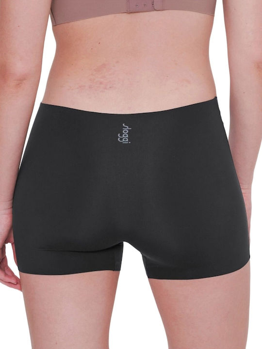 Sloggi Feel 2.0 Damen Boxer Nahtlos Black