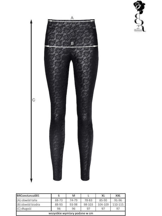 Women's Leather Trousers Black