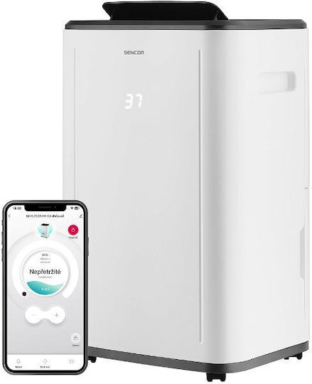 Sencor SDH 2028WH Αφυγραντήρας με Συμπιεστή και Wi-Fi 20lt