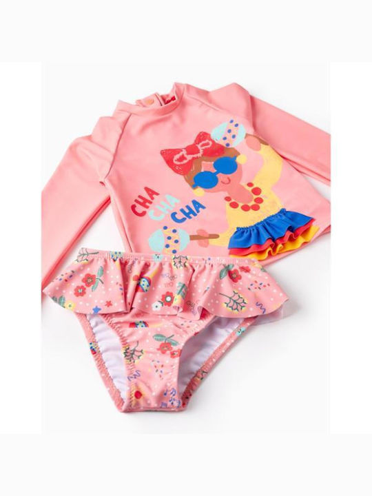 HappyNest Kids Swimwear Swimwear Set Coral