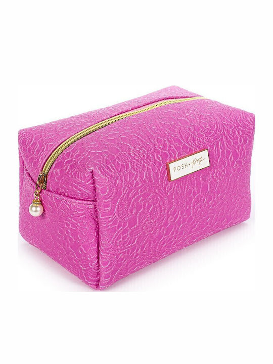 Toiletry Bag in Fuchsia color