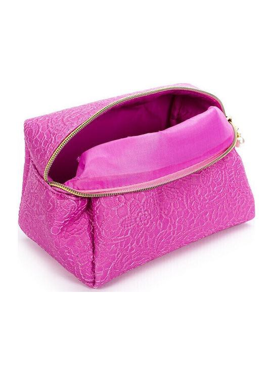 Toiletry Bag in Fuchsia color