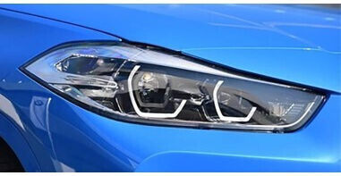 Кристал на фаровете за BMW X2 1бр