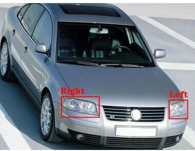 Cristal Pentru Faruri Stânga Volkswagen Passat 2001 2005