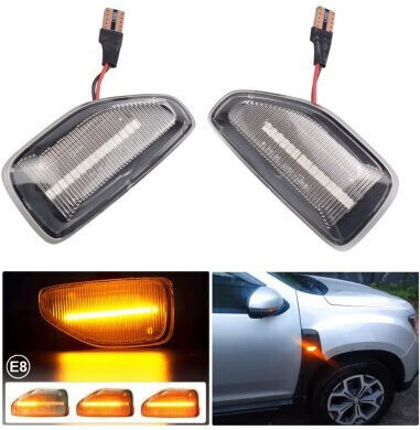 Scheinwerferkristall LED für Dacia Staubwedel / Logan / Sandero 2Stück