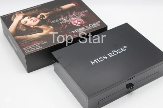 Палитра за грим Miss Rose 190 - Мултифункционален комплект за грим