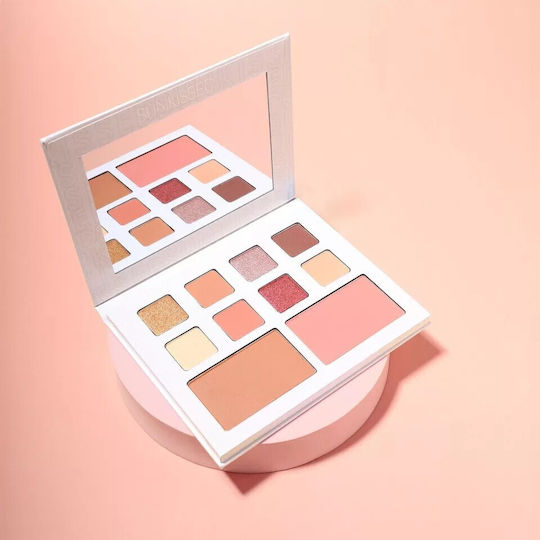 Sunkissed Infinite Radiance Face Palette 21g Bronzer Blush Highlighter Contour