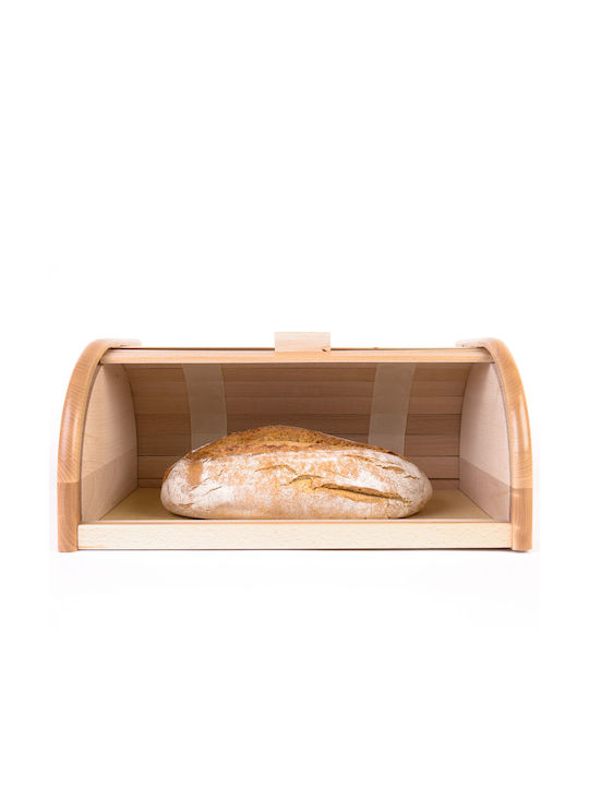 Zeller Ψωμιέρα Ξύλινη σε Καφέ Χρώμα 40x28x18cm