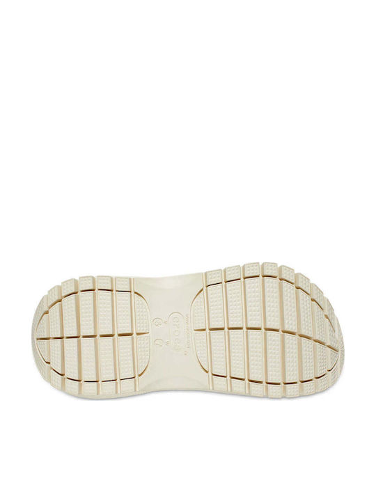 Crocs Classic Mega Crush Clogs Beige