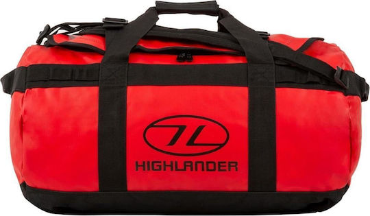 Highlander Lomond Tarpaulin Sack Voyage Back 65lt Red Fabric L60xW37xH37cm