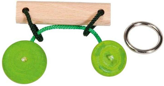 Fridolin Iq Test Genius Releases Ring Rätsel aus Holz Green