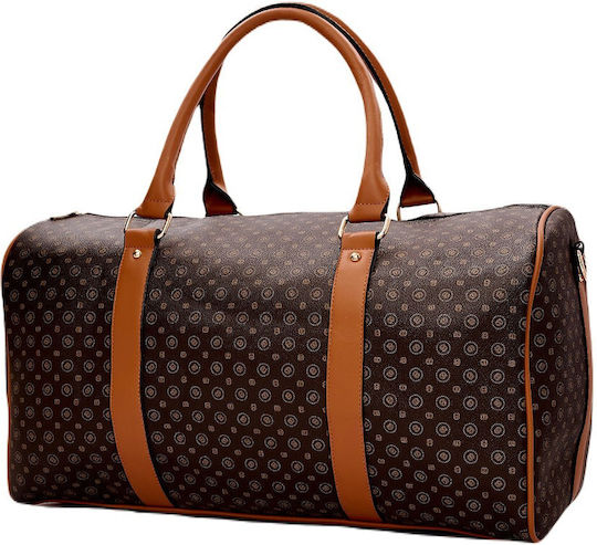 Bag to Bag Sack Voyage Brown Fabric L48xW20xH27cm