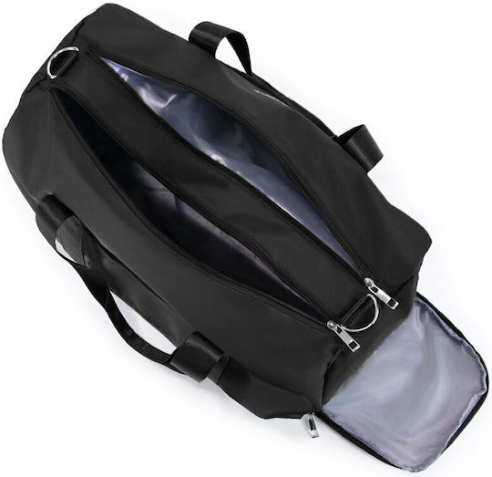 Amber Reisetasche 30Es Schwarz Stoff L49xB24xH25cm