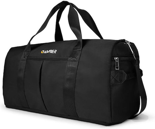 Amber Reisetasche 30Es Schwarz Stoff L49xB24xH25cm