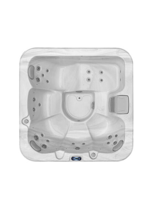 Karag Badewanne Bioethanol Kamine im Freien Stahl mit Hydrotherapie 190x190cm