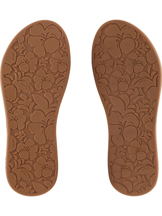 Coastal Cool Women's Flat Sandals in Tabac Brown Color