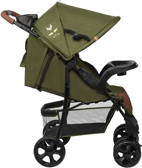 Lionelo Emma Plus Cărucior pentru Bebeluși Potrivit de la 6+ Luni Verde 8.5kg