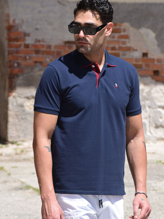 Polo Bluse Dark Blue