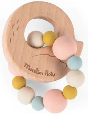 Moulin Roty Teething Ring made of Wood 1pcs