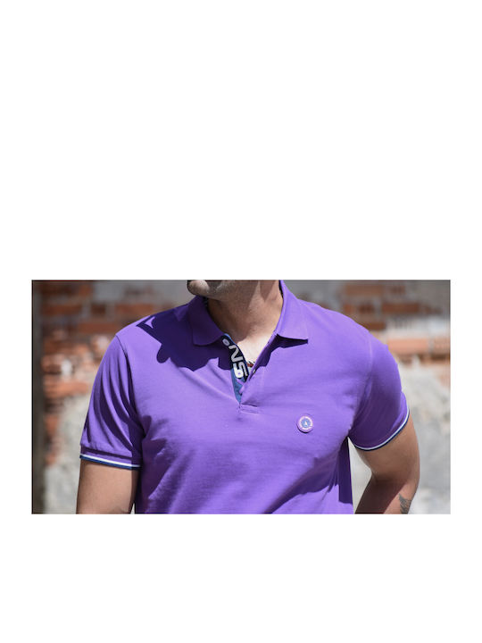 North Star Herren Shirt Polo Purple (code ns46)