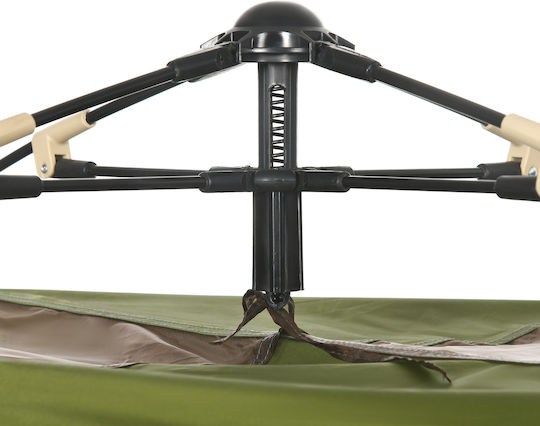 Outsunny Campingzelt Iglu Grüne Für 4 Personen 210x210x135cm