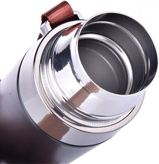 Glass Thermos Stainless Steel / Plastic 550ml Silver