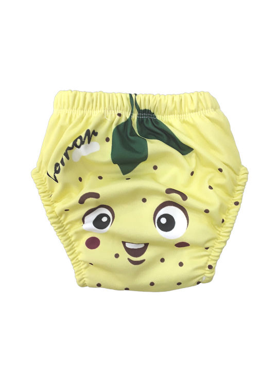 Poopes Kids Diaper Underwear Lemon