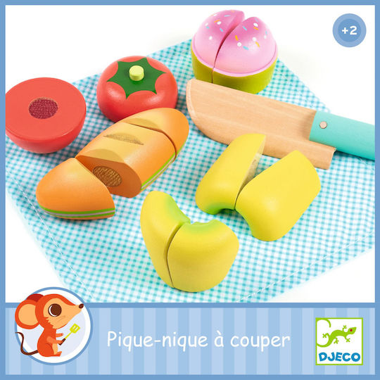 Djeco Picnic Din Lemn Pentru 3+ Ani 13 Bucăți