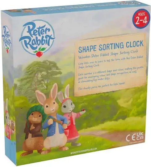 Holz Kinder Steckpuzzle Peter Rabbit für 2+ Jahre Orange Tree Toys