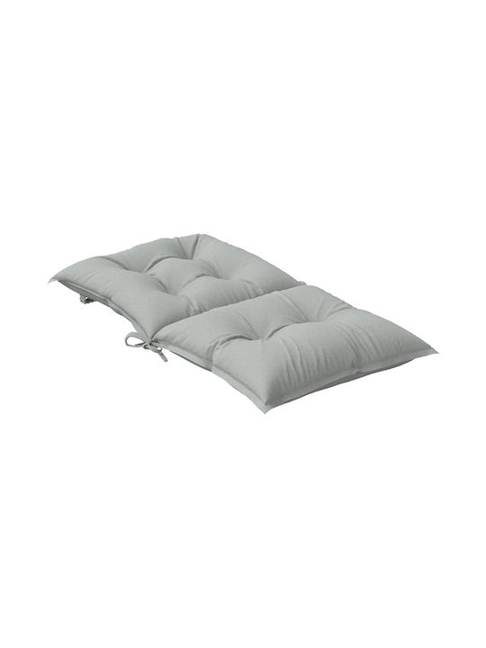 vidaXL Garden Chair Cushion With Backrest Light Gray 6 Pieces 50x100 cm