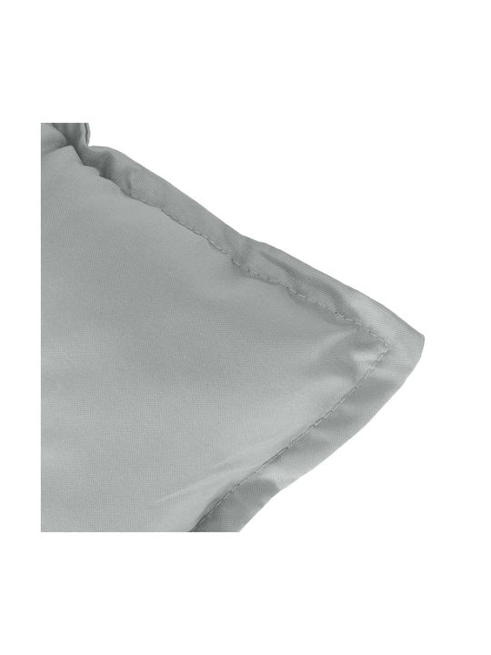 vidaXL Garden Chair Cushion With Backrest Light Gray 6 Pieces 50x100 cm