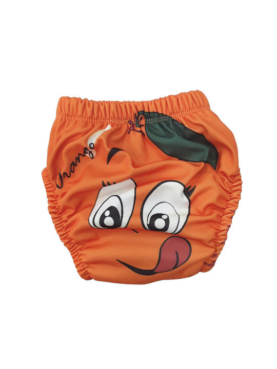 Poopes Kids Diaper Underwear ORANGE