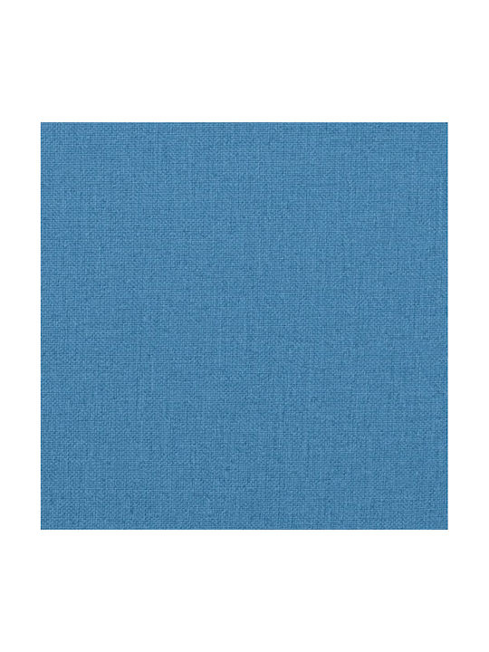 vidaXL Garden Chair Cushion with Backrest Blue 4 Pieces 50x100cm