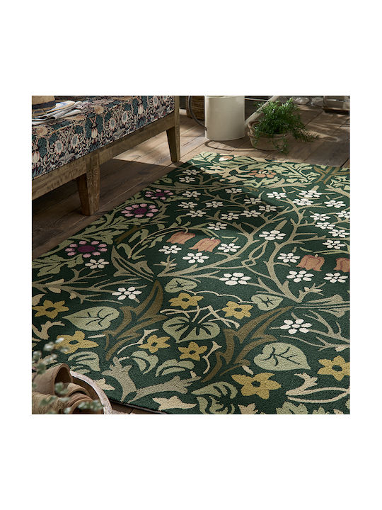 Morris & Co Blackthorn Teppich Außenbereich Rechteckig Synthetisch,Polyester/Cotton/Leather Tump