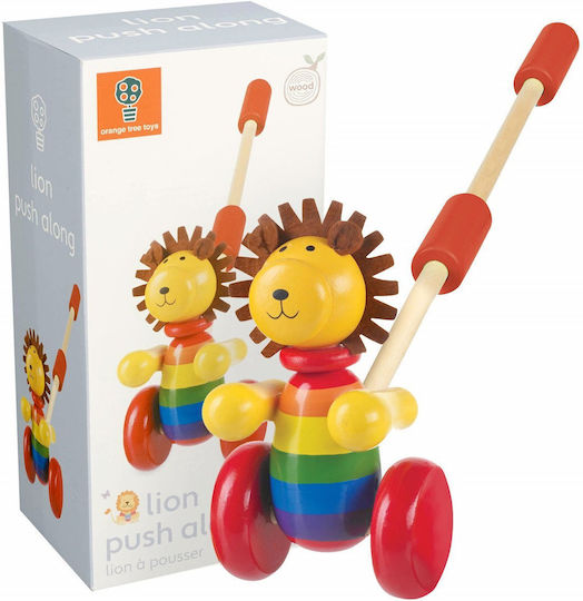 Orange Tree Toys Push Along Push made of Wood for 12++ Months