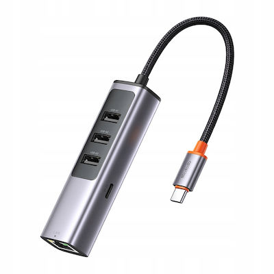 Mcdodo HU-1110 USB-C Stație de andocare cu HDMI PD Ethernet Gri