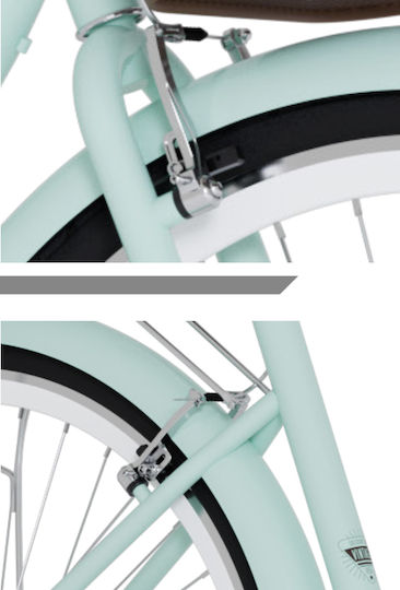 MagikBike Italy Olanda 26" Grün Fahrrad Stadt
