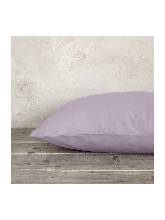 Nima Bettlaken King Size mit Gummiband 185x205+35cm. Pale Mauve