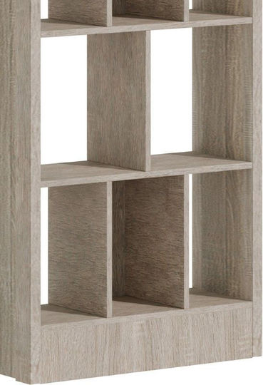 Bookcase Dividre Walnut 80x30x181cm